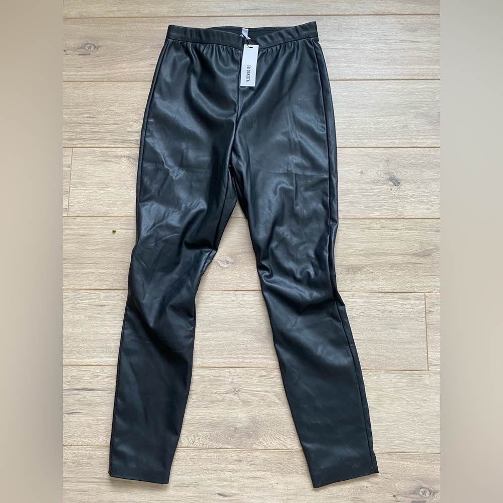 Black leather pants